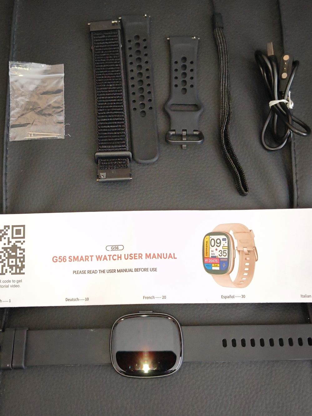 Active Lifestyle Smartwatch By Sanorum In Black